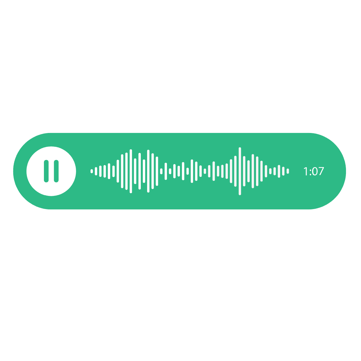 Voice note, 1 minute 7 seconds